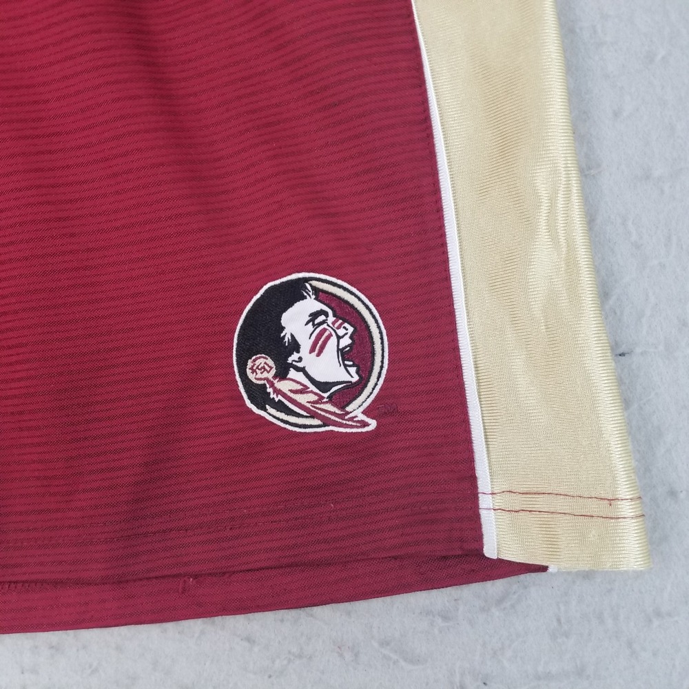 Colosseum Shorts Mens XXL Garnet‎ FSU Seminoles Athletic Mesh Florida State NCAA - Picture 3 of 11